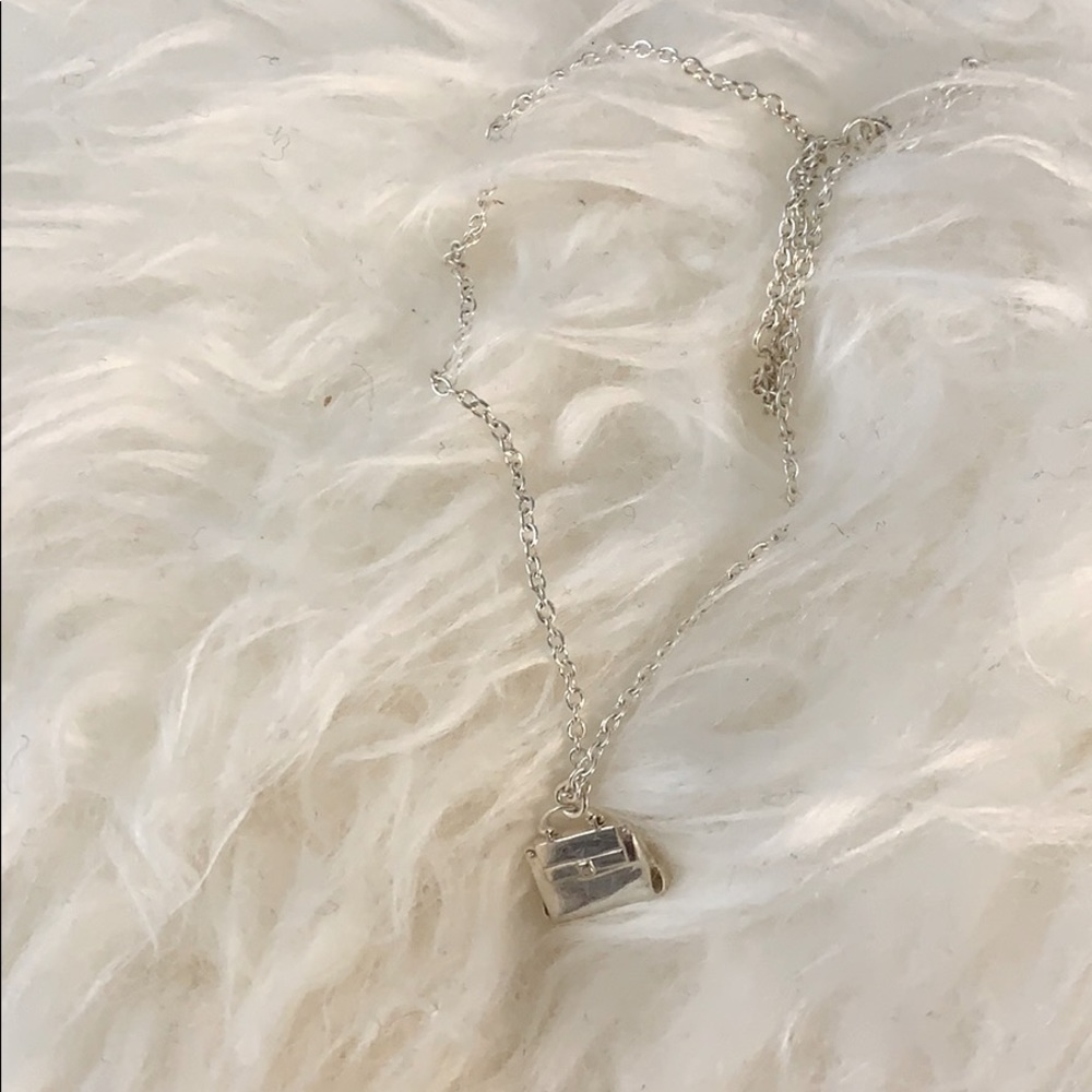 New Ferragamo bag charm necklace